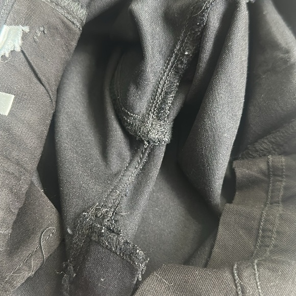 L’AGENCE Margot Coated Womens 29 Cropped Skinny High Rise Black Stretch Pants - Picture 11 of 16